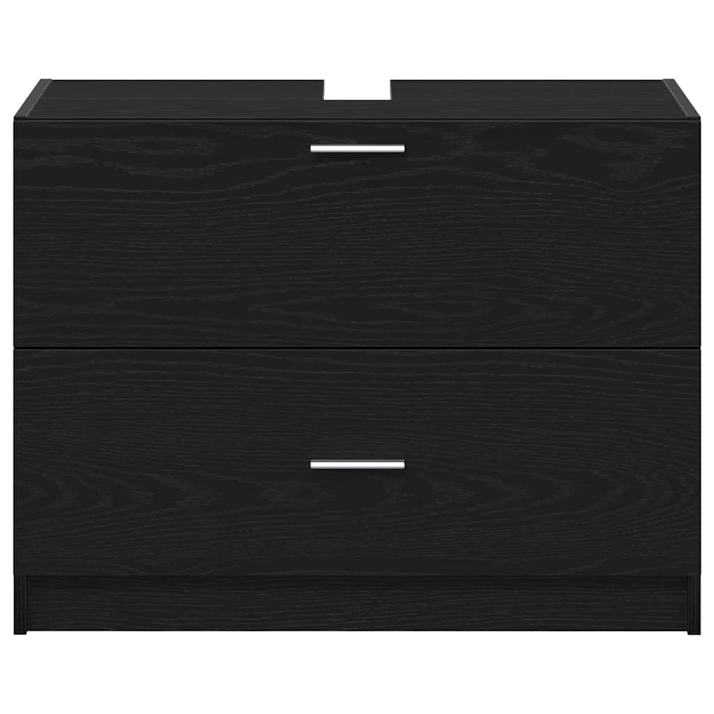 Mobile da Bagno Rovere Nero 78 x 37 x 59 cm | homemem39