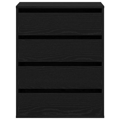 Cassettiera con cassetto Altro Rovere nero 60 x 41 x 76 cm