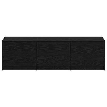 Unità TV Rovere Nero 140 x 34 x 40 cm Legno multistrato