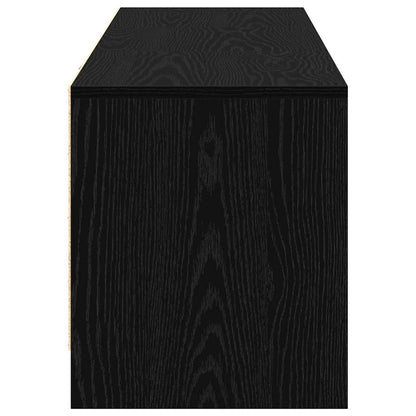 Unità TV Rovere Nero 140 x 34 x 40 cm Legno multistrato