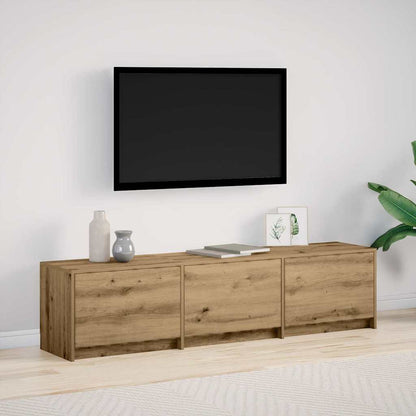 Mobile TV con cassetto Rovere artigianale 162.5 x 34 x 40 cm