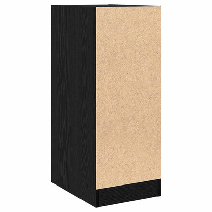 Armadio da Apoteca Rovere nero 30 x 41 x 77.5 cm