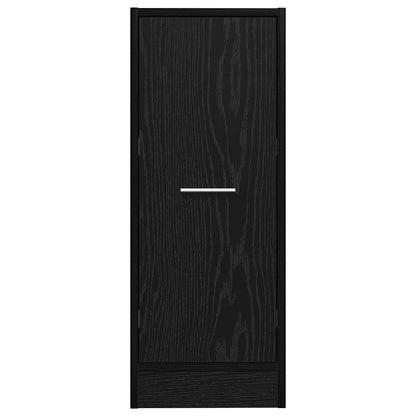 Armadio da Apoteca Rovere nero 30 x 41 x 77.5 cm