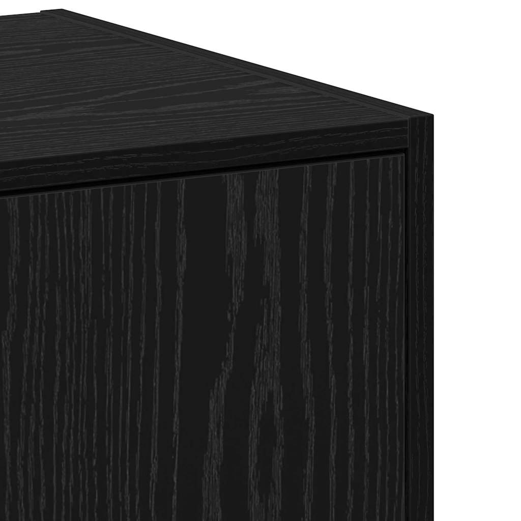 Armadio da Apoteca Rovere nero 40 x 41 x 77.5 cm | homemem39