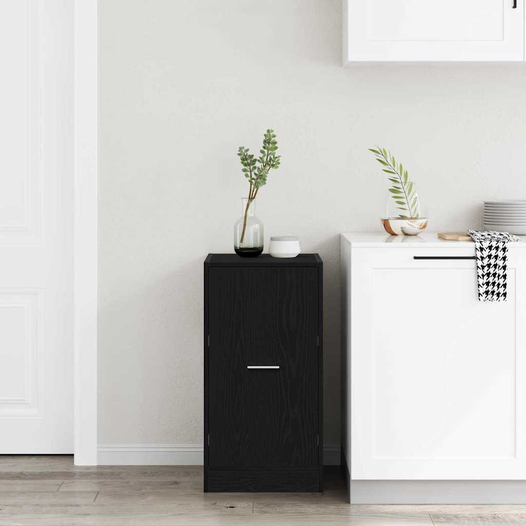 Armadio da Apoteca Rovere nero 40 x 41 x 77.5 cm | homemem39