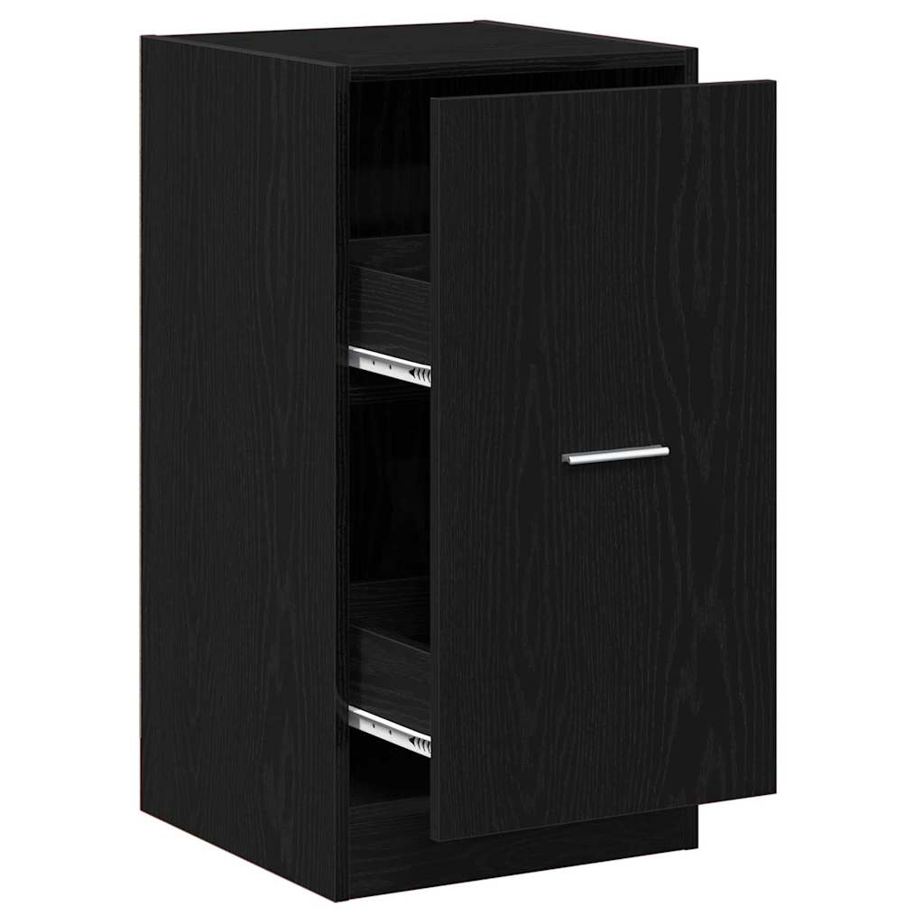 Armadio da Apoteca Rovere nero 40 x 41 x 77.5 cm