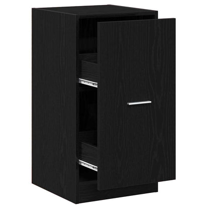 Armadio da Apoteca Rovere nero 40 x 41 x 77.5 cm