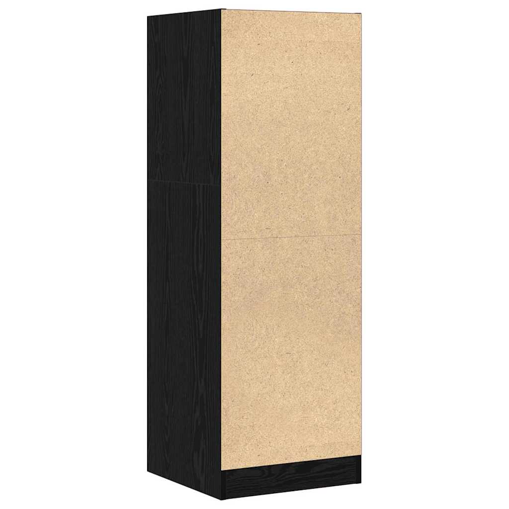 Armadio da Apoteca Rovere nero 40 x 41 x 118 cm