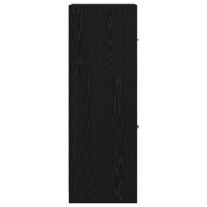Armadio da Apoteca Rovere nero 40 x 41 x 118 cm