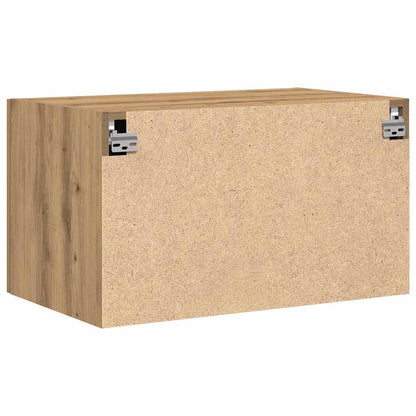 Armadietto a muro rovere artigianale 70 x 42.5 x 40 cm
