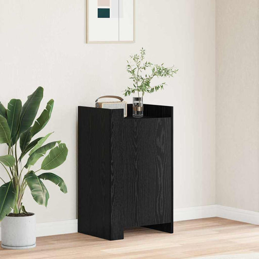 Credenza Rovere Nero 45 x 35 x 75 cm Legno multistrato