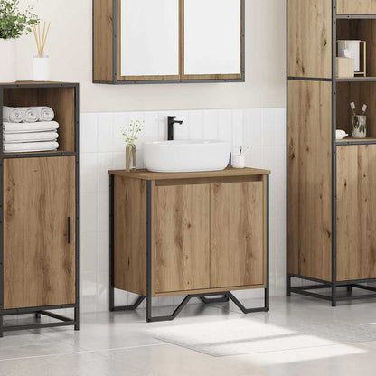 Armadio per Lavabo da Bagno Rovere artigianale 60 x 35 x 60 cm | homemem39