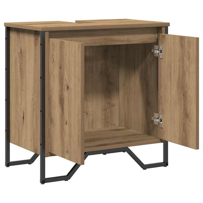 Armadio per Lavabo da Bagno Rovere artigianale 60 x 35 x 60 cm | homemem39