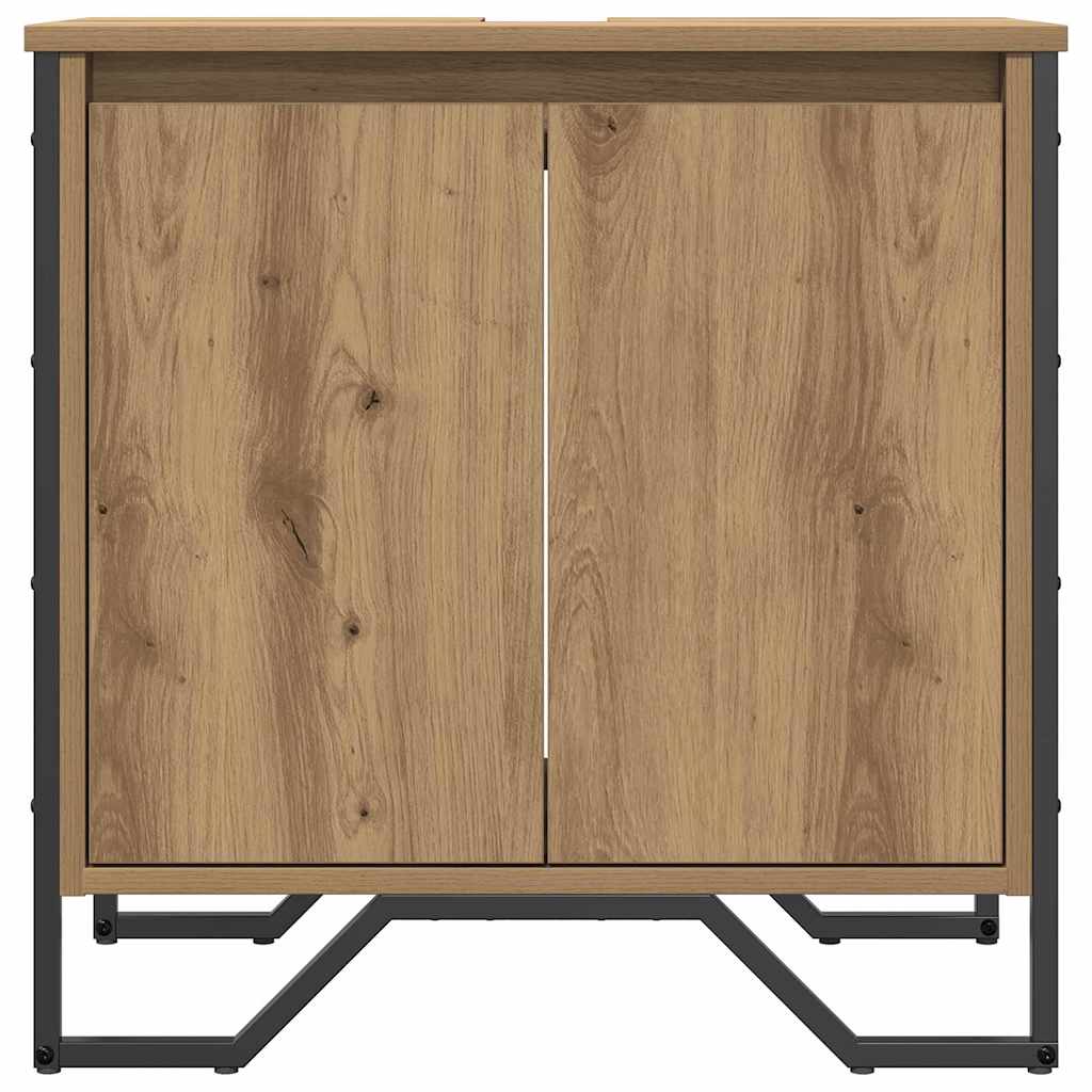 Armadio per Lavabo da Bagno Rovere artigianale 60 x 35 x 60 cm | homemem39