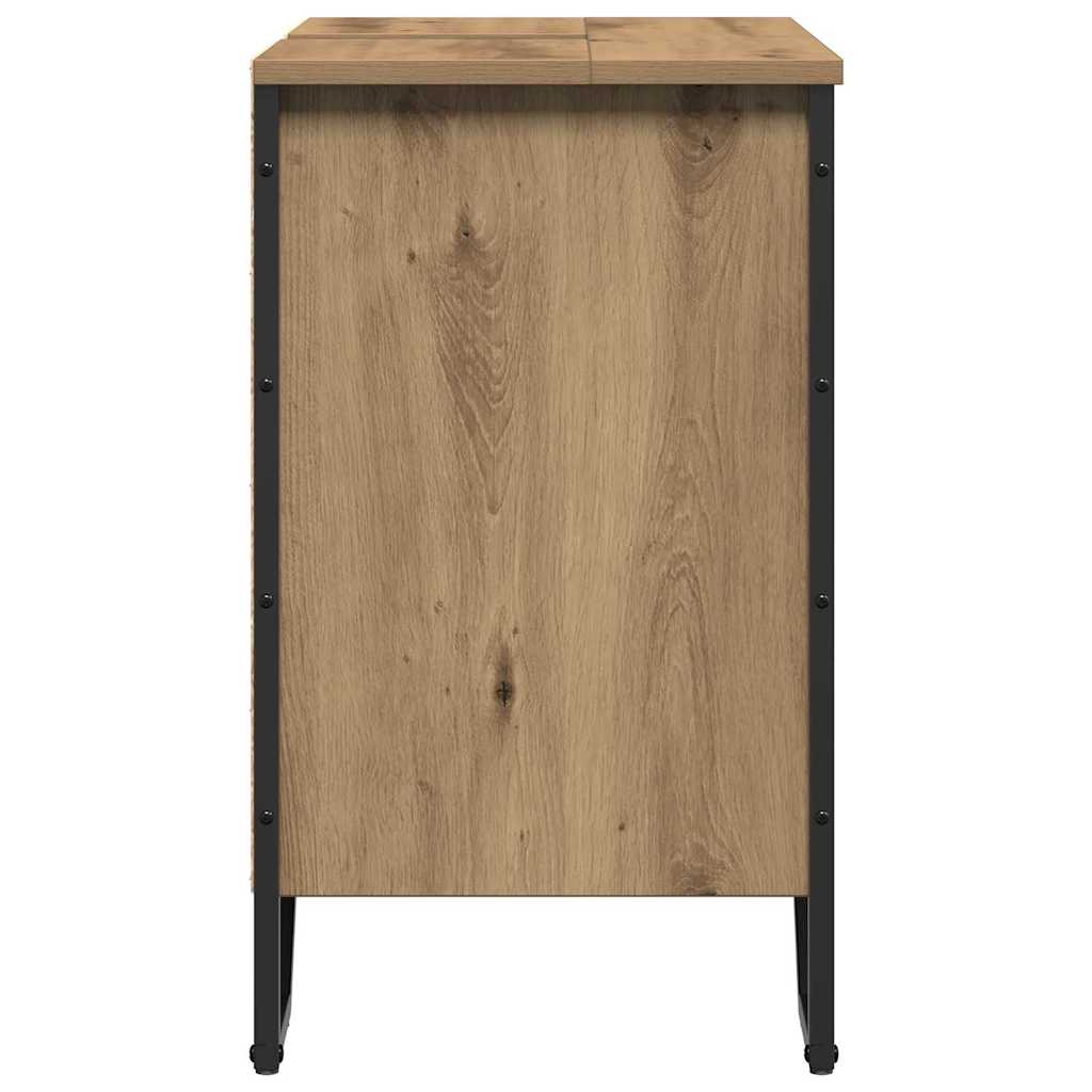 Armadio per Lavabo da Bagno Rovere artigianale 60 x 35 x 60 cm | homemem39
