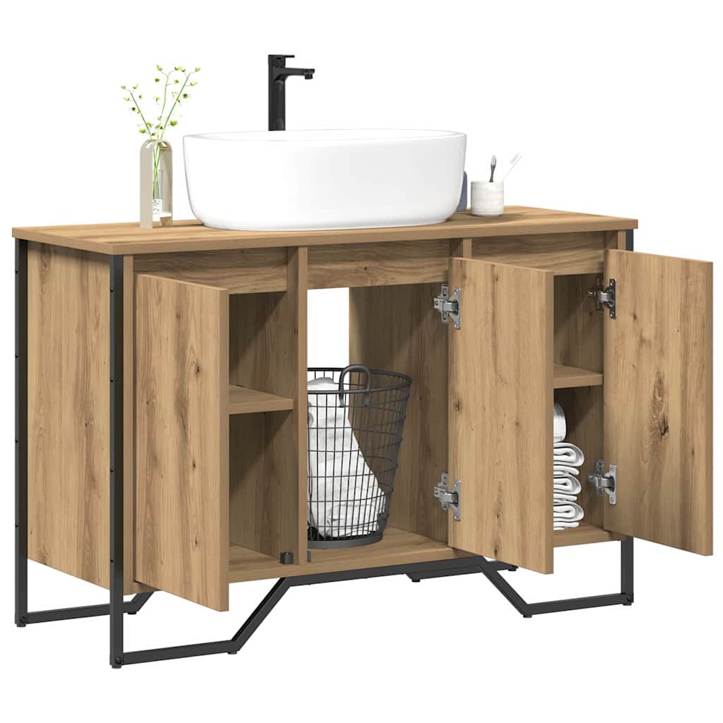 Armadio per Lavabo da Bagno Rovere artigianale 91 x 35 x 60 cm | homemem39
