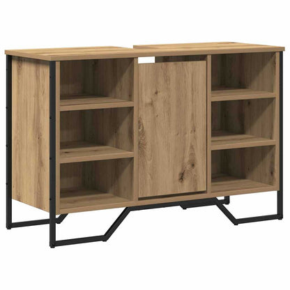 Armadio per Lavabo da Bagno Rovere artigianale 91 x 35 x 60 cm | homemem39