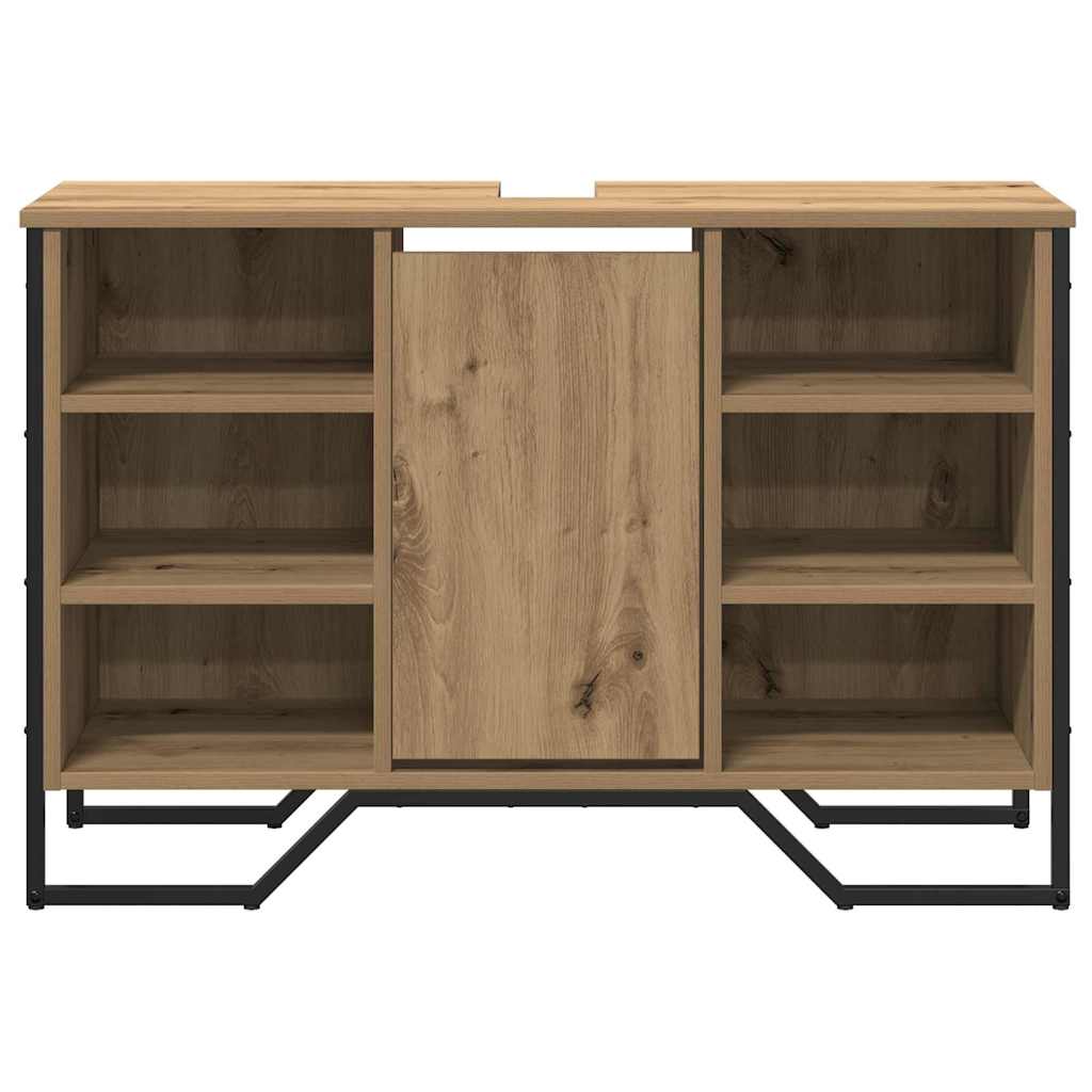 Armadio per Lavabo da Bagno Rovere artigianale 91 x 35 x 60 cm | homemem39