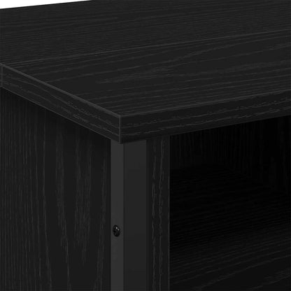 Armadio per Lavabo da Bagno Rovere Nero 91 x 35 x 60 cm | homemem39
