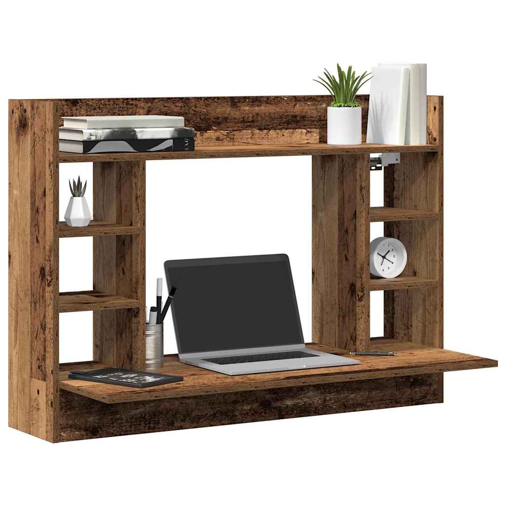 Scrivania a parete Legno vecchio 105 x 48 x 75 cm | homemem39