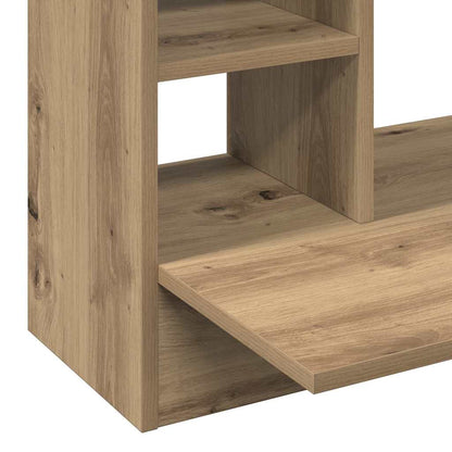 Scrivania a parete rovere artigianale 105 x 48 x 75 cm