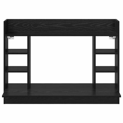 Scrivania a parete Rovere nero 105 x 48 x 75 cm