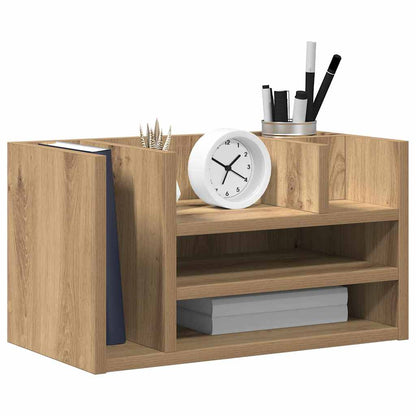 Organizzatore da scrivania Rovere nero 44.5 x 24 x 25 cm