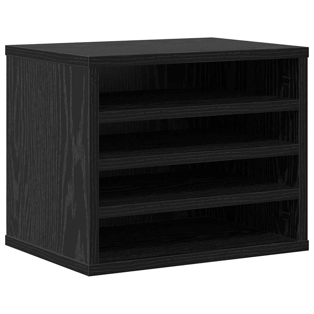 Organizzatore da scrivania Rovere Nero 36 x 26 x 29.5 cm
