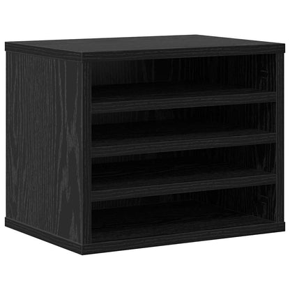 Organizzatore da scrivania Rovere Nero 36 x 26 x 29.5 cm