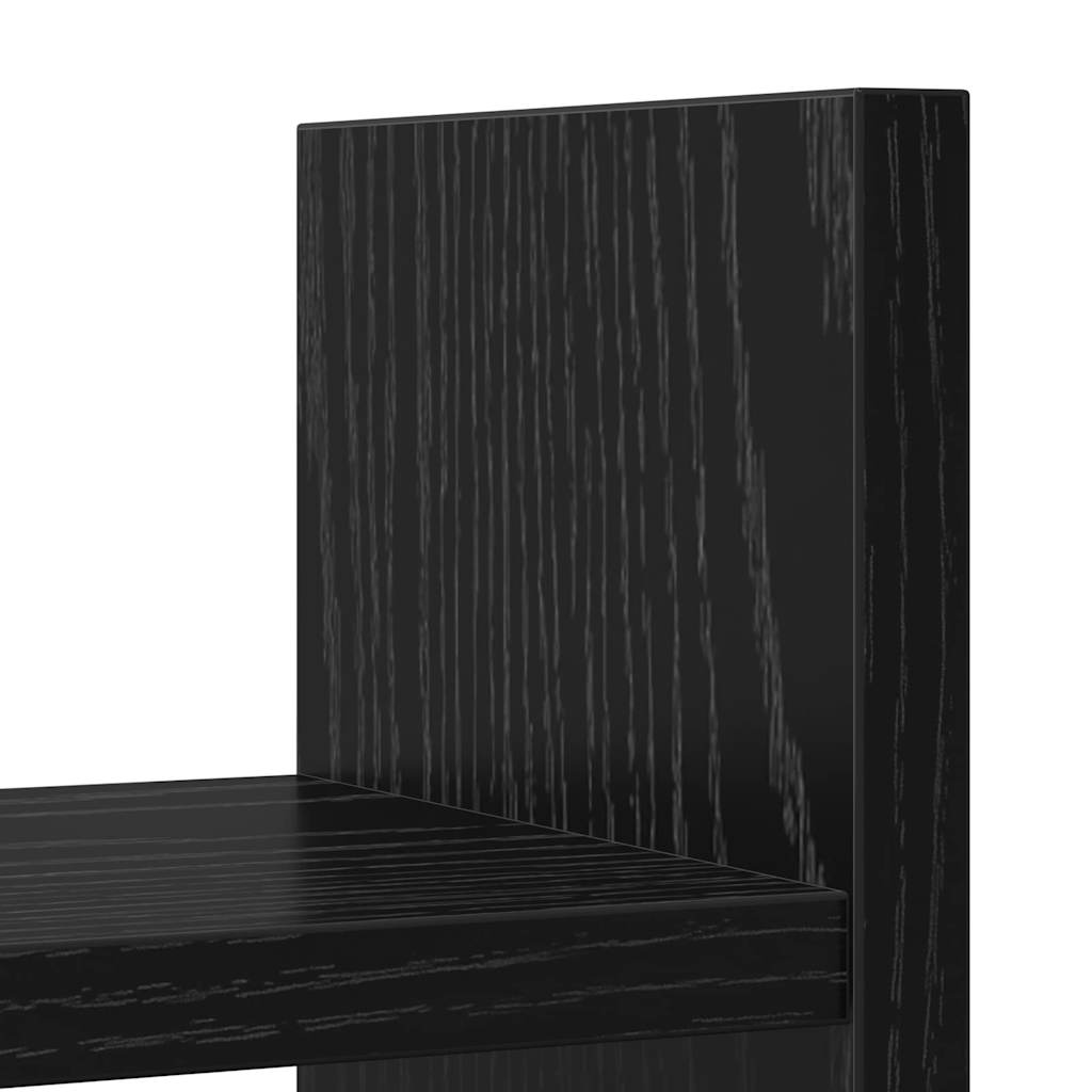 Organizzatore da scrivania Rovere Nero 34,5 x 15,5 x 35,5 cm