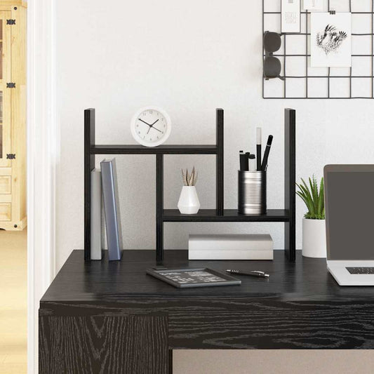Organizzatore da scrivania Rovere nero 34.5 x 15.5 x 35.5 cm