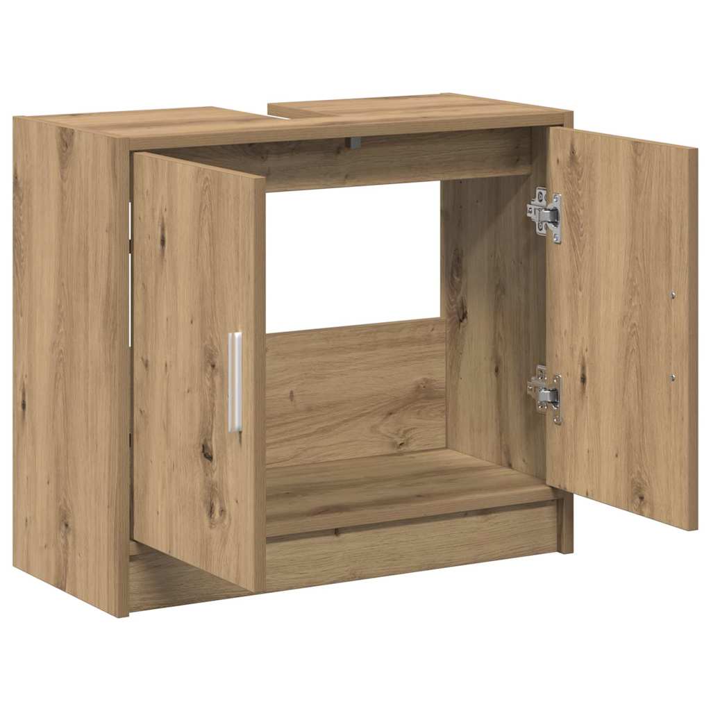 Mobile da Bagno con porta Rovere artigianale 63 x 29 x 55 cm | homemem39