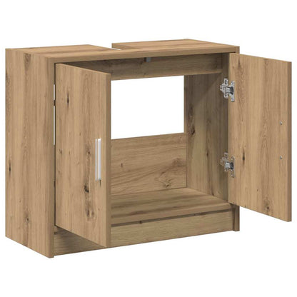 Mobile da Bagno con porta Rovere artigianale 63 x 29 x 55 cm | homemem39