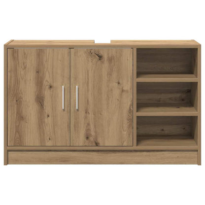 Mobile da Bagno con porta Rovere artigianale 90 x 29 x 55 cm | homemem39