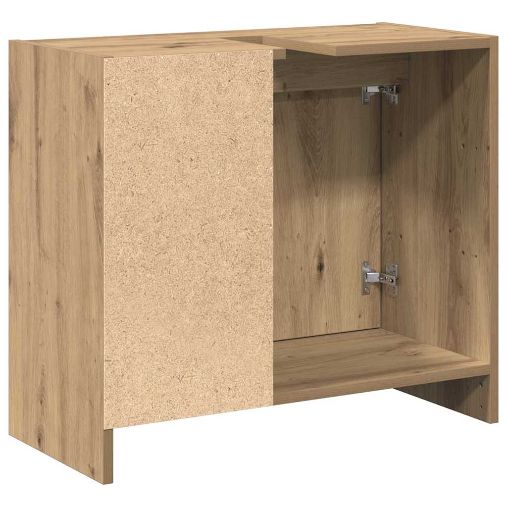 Mobile da Bagno con porta Rovere artigianale 63 x 29 x 55 cm | homemem39