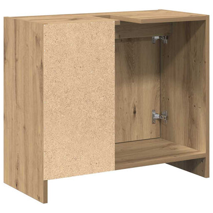 Mobile da Bagno con porta Rovere artigianale 63 x 29 x 55 cm | homemem39