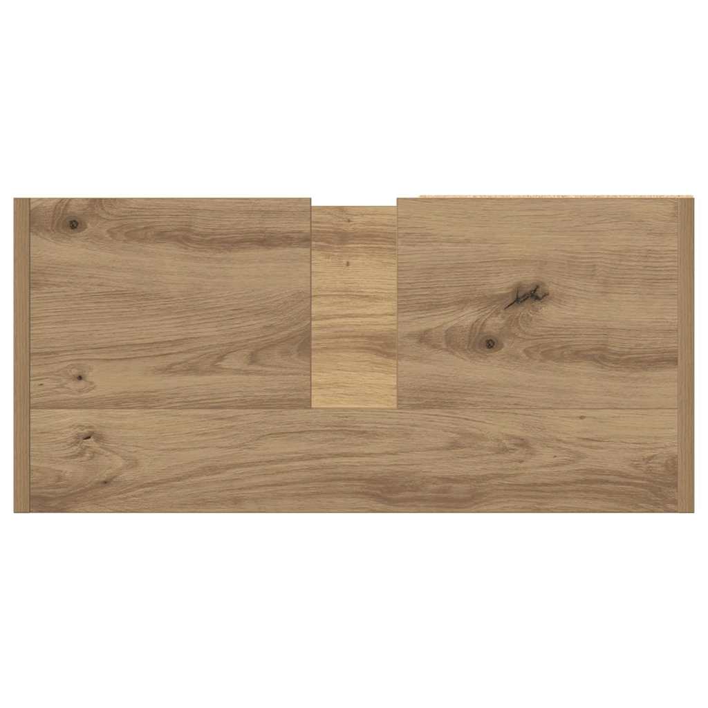 Mobile da Bagno con porta Rovere artigianale 63 x 29 x 55 cm | homemem39