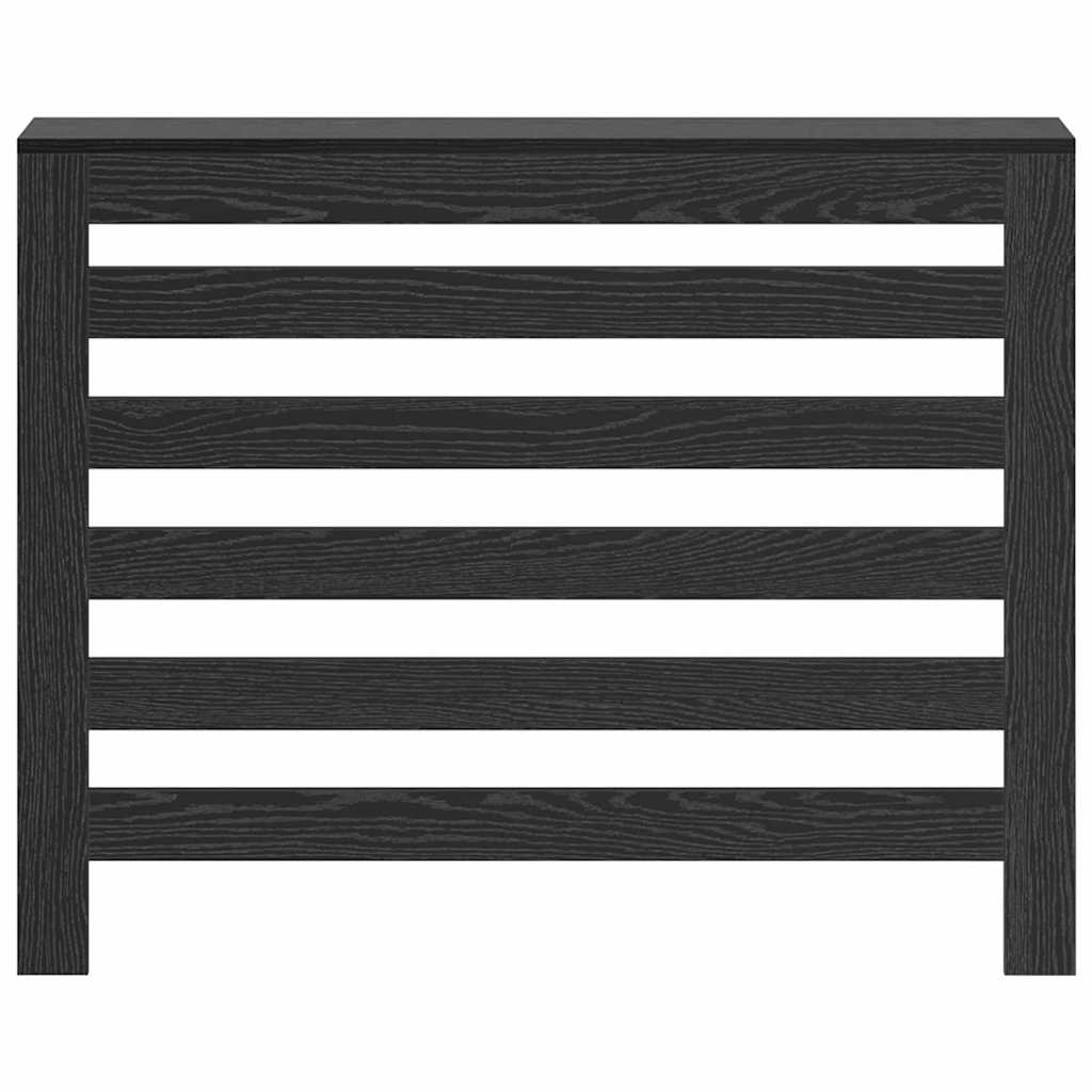 Copertura per radiatori Rovere Nero 104 x 20 x 82 cm