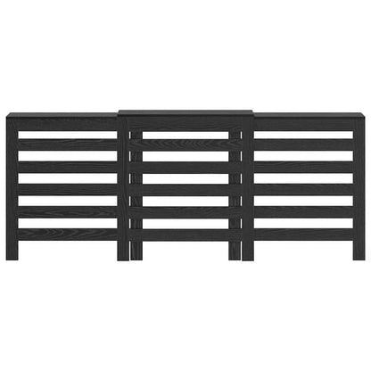 Copertura per radiatori Rovere Nero 205 x 21,5 x 83,5 cm