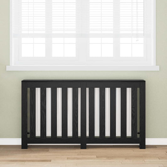 Copertura per radiatori Rovere Nero 149 x 20 x 82 cm