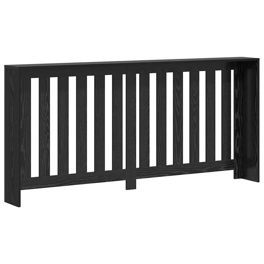Copertura per radiatori Rovere Nero 175 x 20 x 82 cm