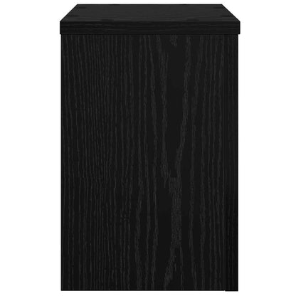 Supporto per piante 2 pcs Rovere nero 20 x 20 x 30 cm