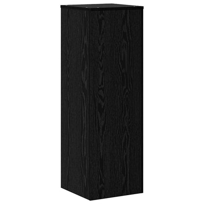 Supporto per piante Rovere Nero 33 x 33 x 100 cm