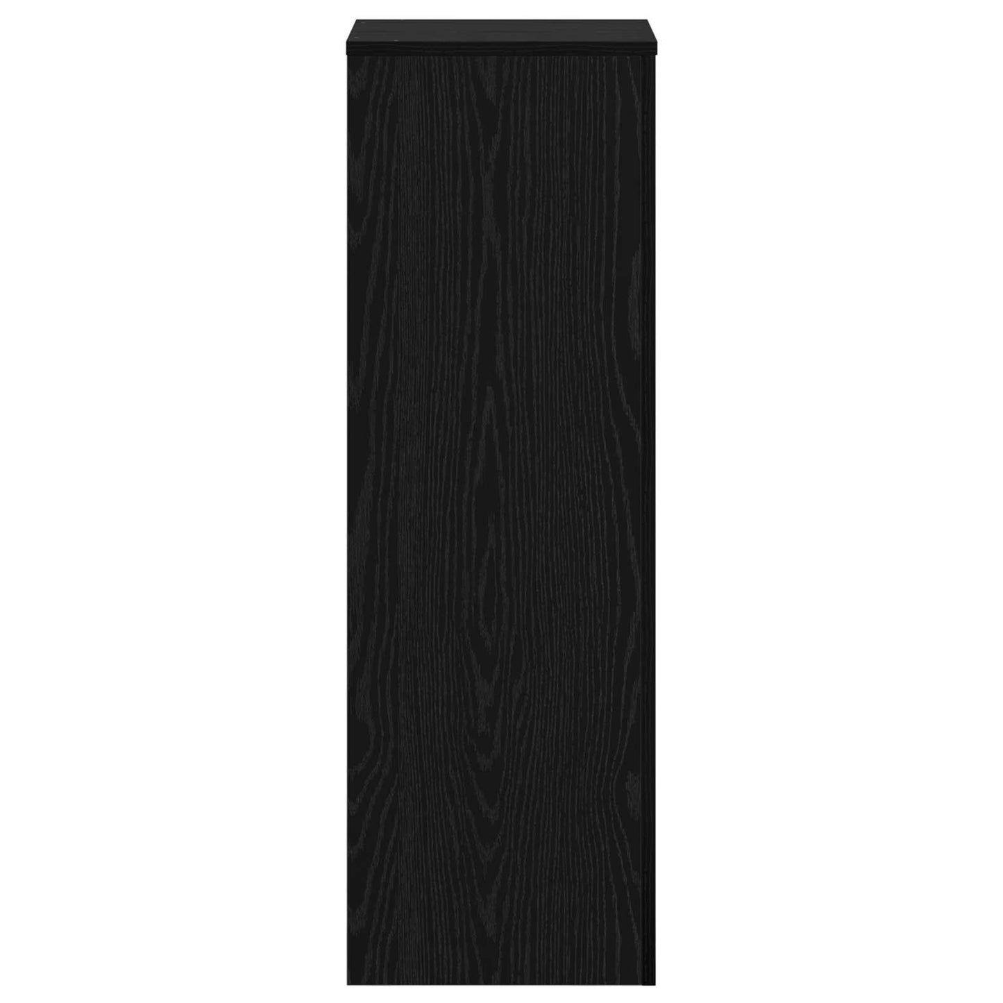 Supporto per piante Rovere Nero 33 x 33 x 100 cm