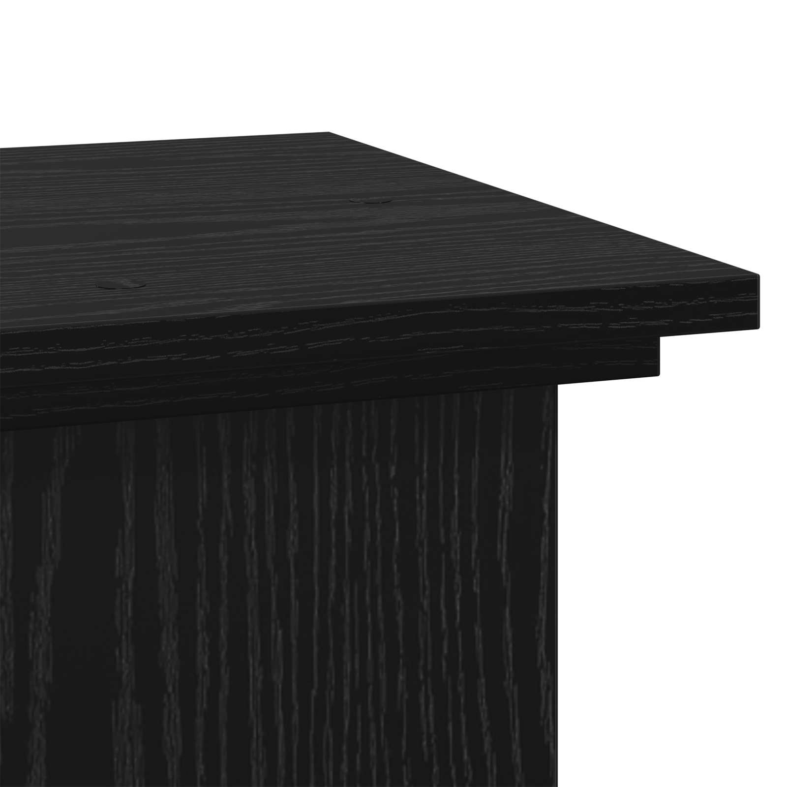 Supporto per piante Rovere Nero 33 x 33 x 80 cm | homemem39