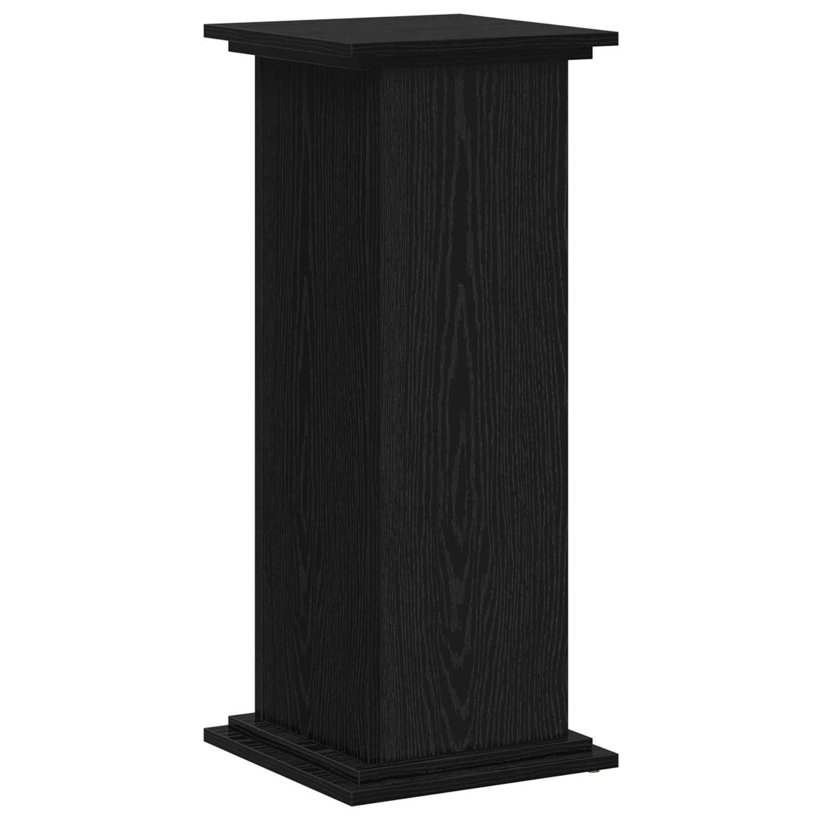 Supporto per piante Rovere Nero 33 x 33 x 80 cm | homemem39