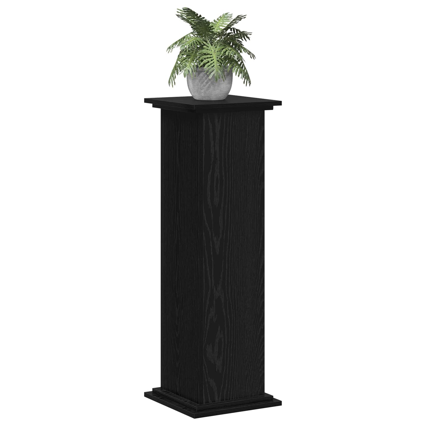 Supporto per piante Rovere Nero 33 x 33 x 100 cm | homemem39