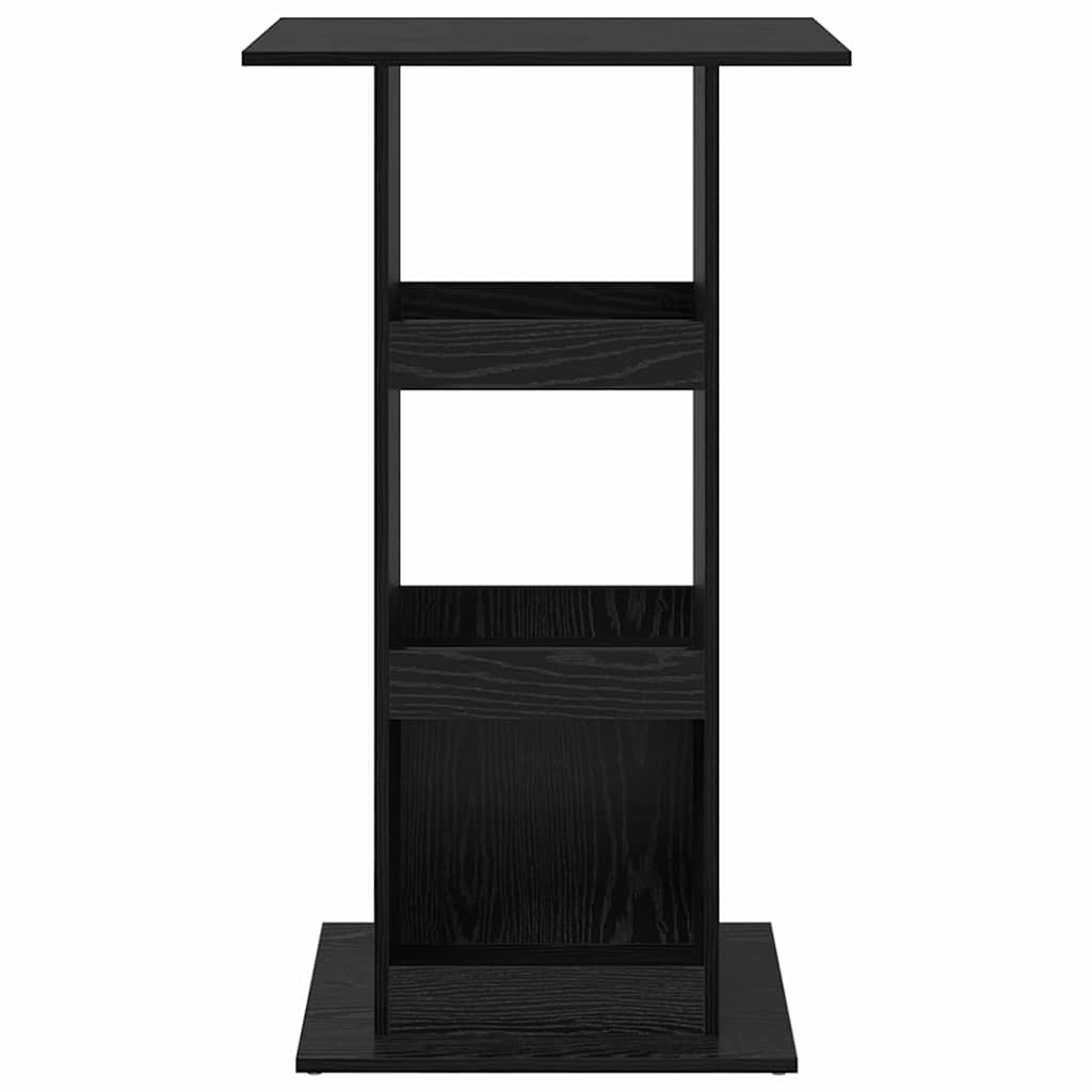 Tavolo da bar Rovere Nero 60 x 60 x 100 cm Legno multistrato | homemem39