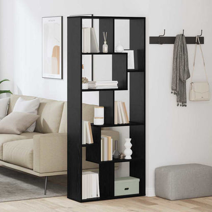 Libreria Rovere nero 67 x 25 x 161.5 cm Legno multistrato