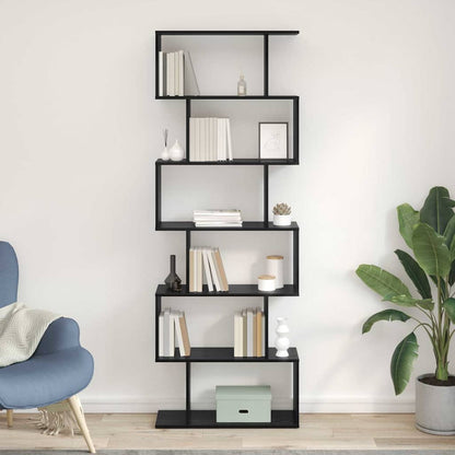 Armadio per Libri Rovere Nero 70 x 24 x 193,5 cm | homemem39